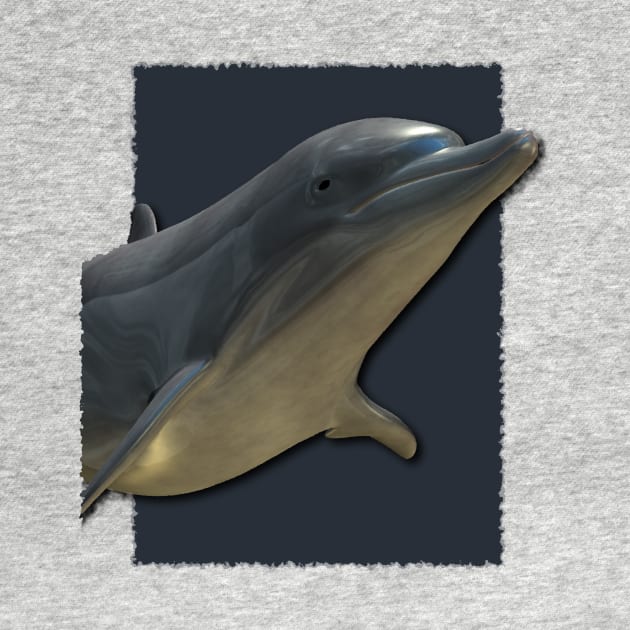 3D Dolphin Art by AlondraHanley